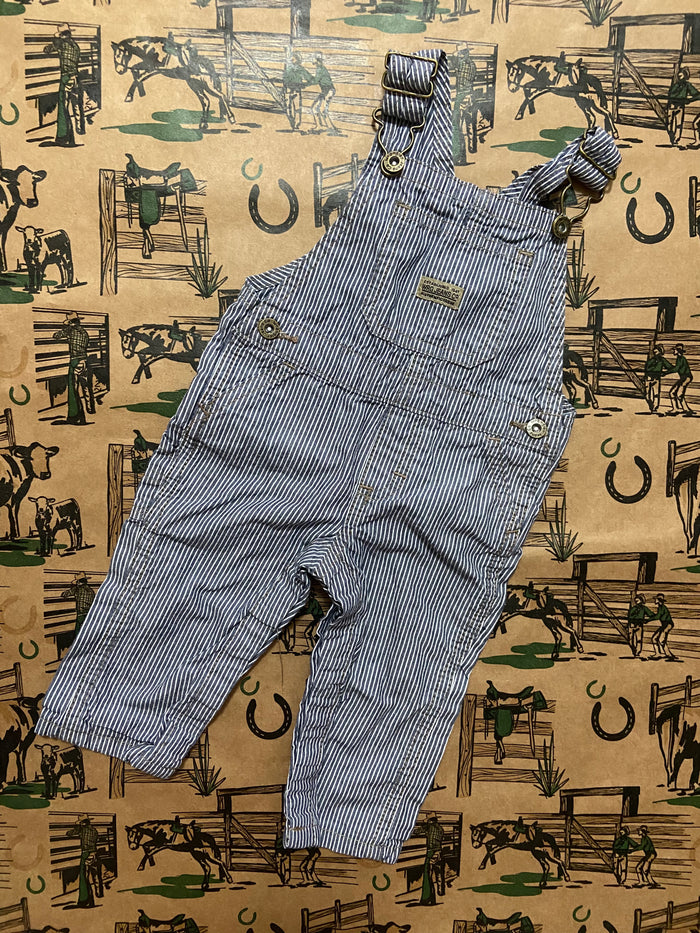 Vintage Wrangler Striped Baby Boys Overalls, 6-9 Months - Deer Creek Mercantile