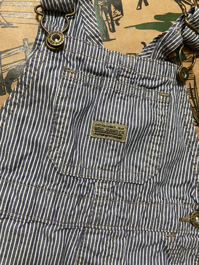 Vintage Wrangler Striped Baby Boys Overalls, 6-9 Months - Deer Creek Mercantile