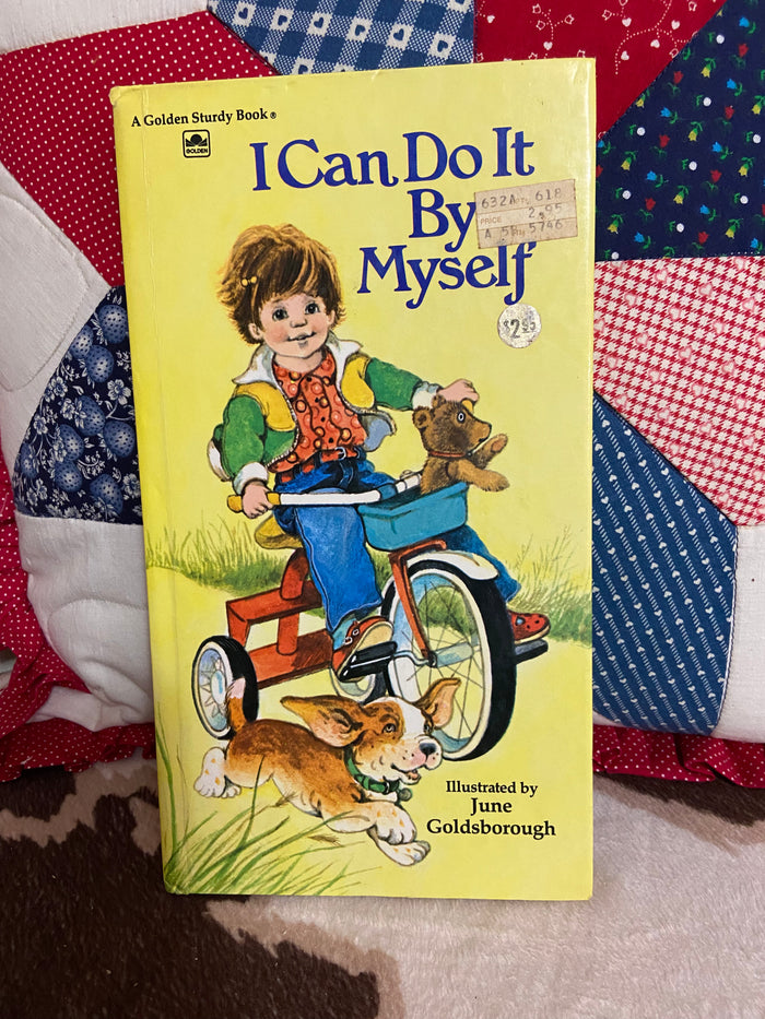 Vintage A Golden Sturdy Book, I Can Do It By Myself, 1981 - Deer Creek Mercantile