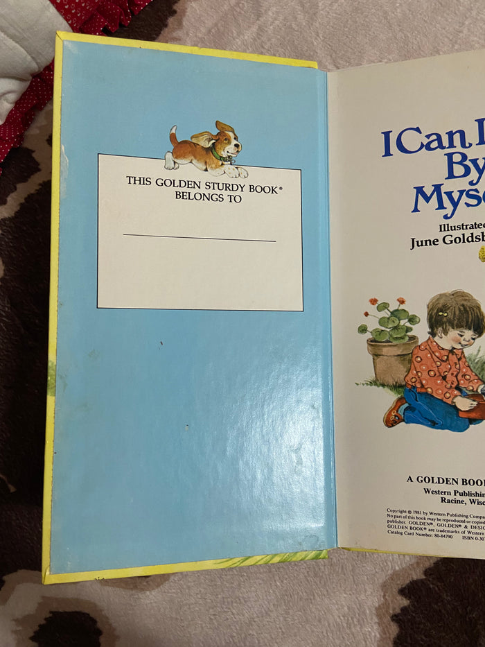 Vintage A Golden Sturdy Book, I Can Do It By Myself, 1981 - Deer Creek Mercantile