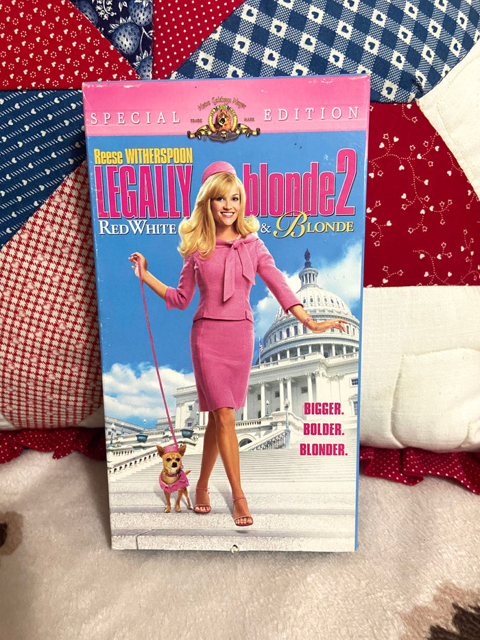 Vintage Legally Blonde 2: Red, White, & Blonde VHS - Deer Creek Mercantile