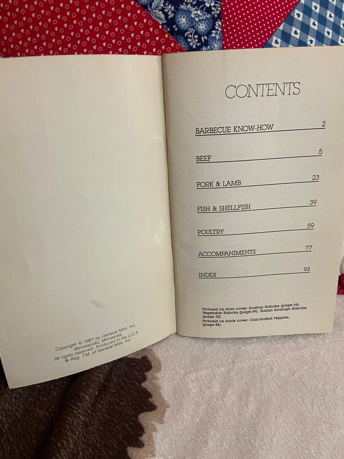 Vintage Grocery Store Cookbook Booklet: Betty Crocker Barbecue Lovers' - Deer Creek Mercantile