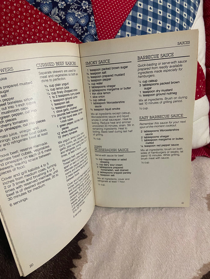 Vintage Grocery Store Cookbook Booklet: Betty Crocker Barbecue Lovers' - Deer Creek Mercantile