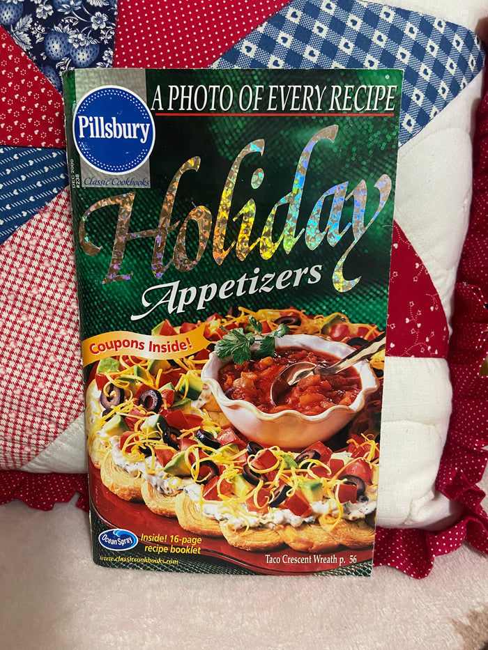 Vintage Grocery Store Cookbook Booklet: Pilsbury Holiday Appetizers - Deer Creek Mercantile