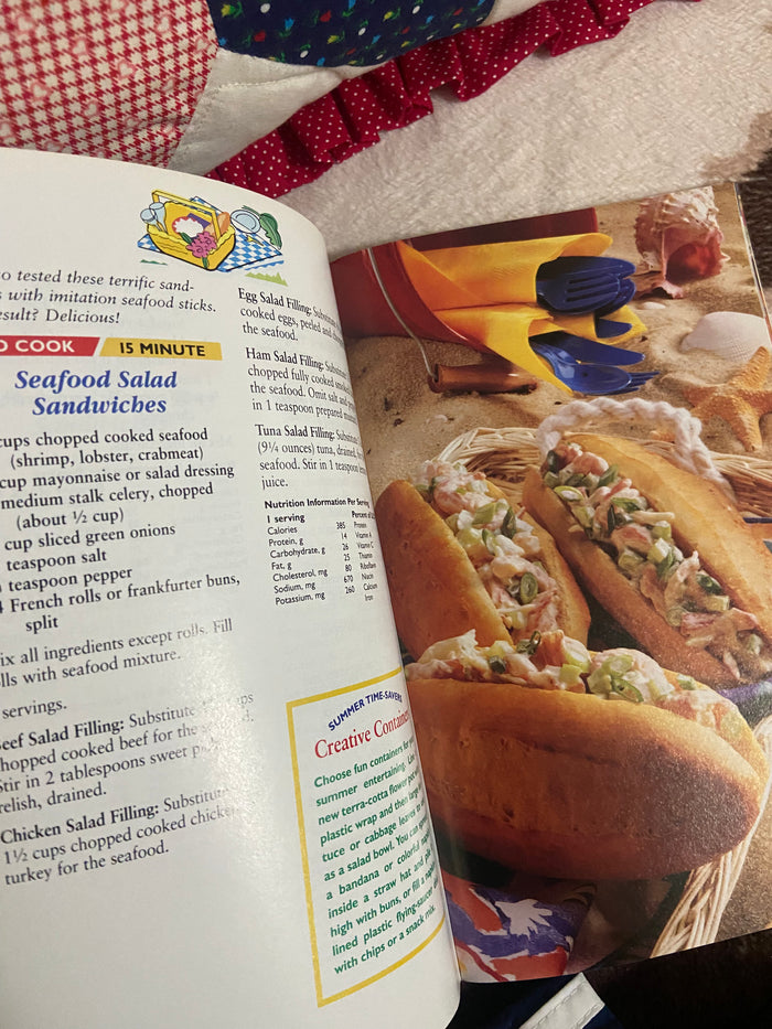 Vintage Grocery Store Cookbook Booklet: Betty Crocker Quick To Fix Summer Recipes - Deer Creek Mercantile