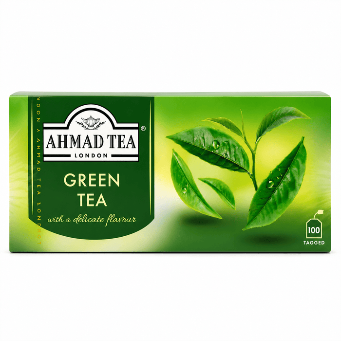 Ahmad Green Tea | Premium Green Tea Bags 100 Ct - Yado African & Caribbean Market