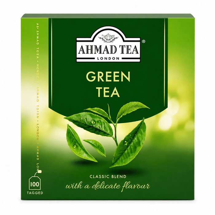 Ahmad Green Tea | Premium Green Tea Bags 100 Ct - Yado African & Caribbean Market