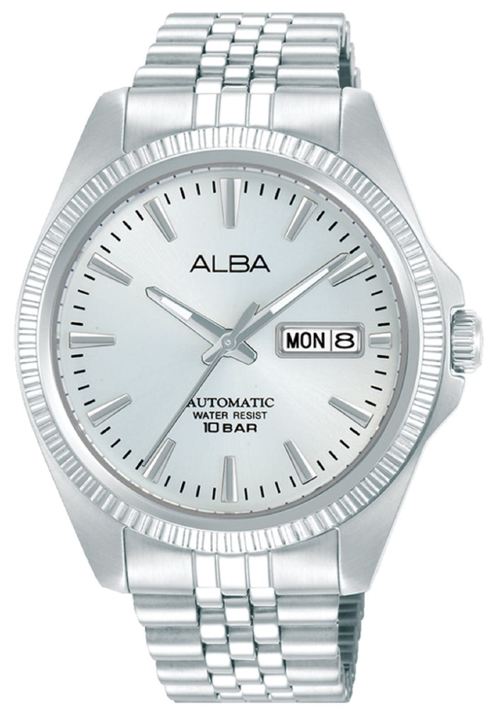 Alba Mechanical Automatic Stainless Steel Strap Watch for Men AL4791X1-Watch Portal Philippines