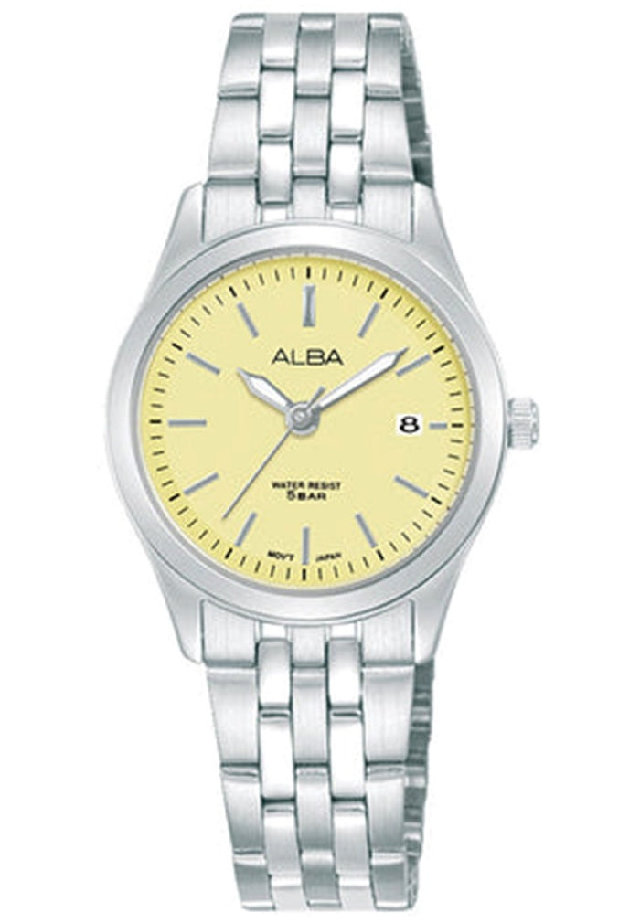 Alba Prestige Luminous Dial Analog Stainless Steel Strap Watch for Women AH7CF9X1-Watch Portal Philippines