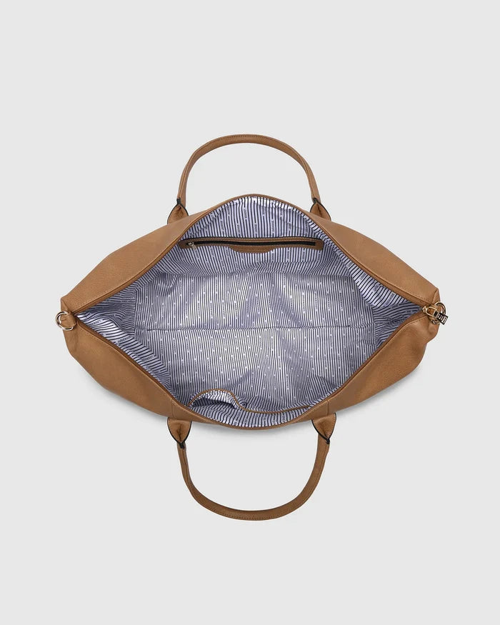 Alexis Stripe Weekender Travel Bag