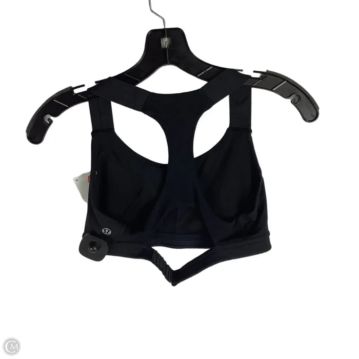 Athletic Bra By Lululemon In Black, Size: 6