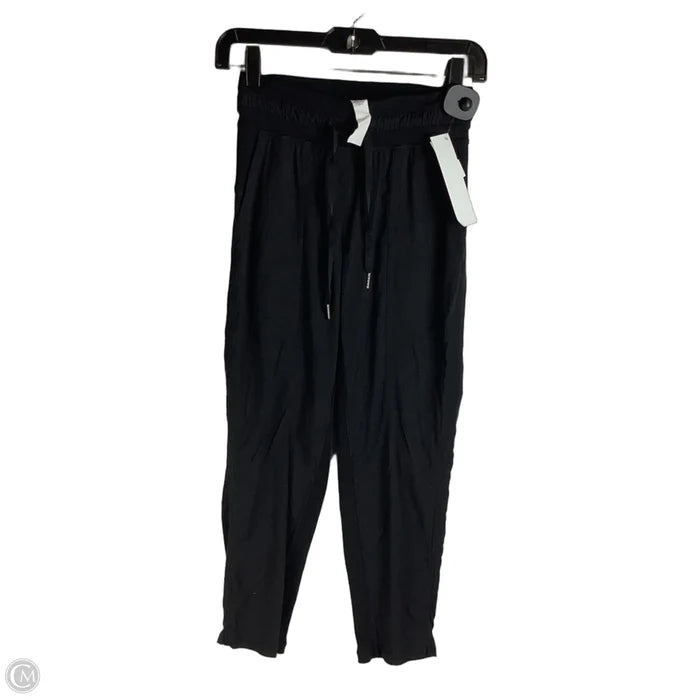 Athletic Pants By Lululemon In Black, Size: 0