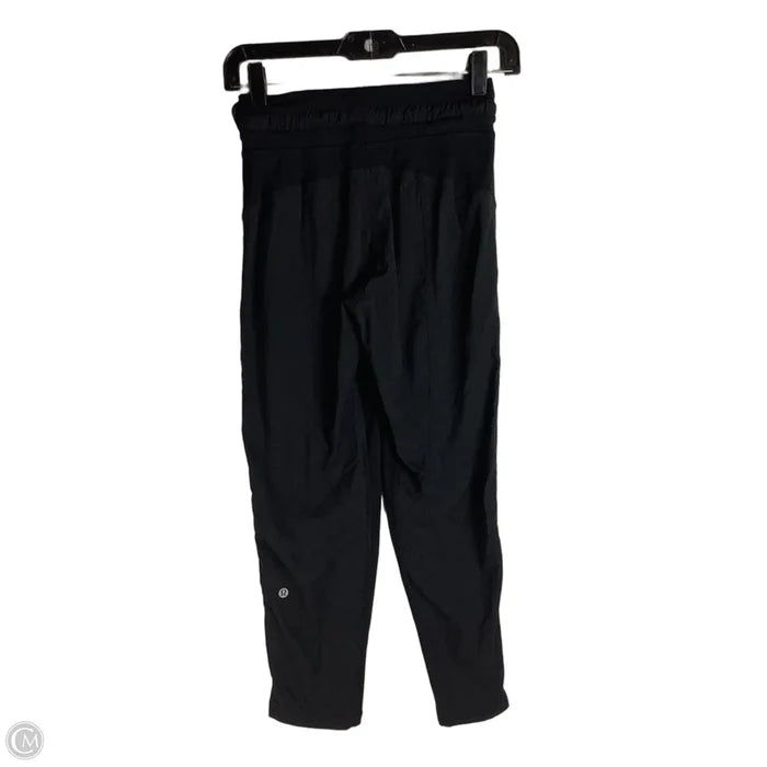 Athletic Pants By Lululemon In Black, Size: 0
