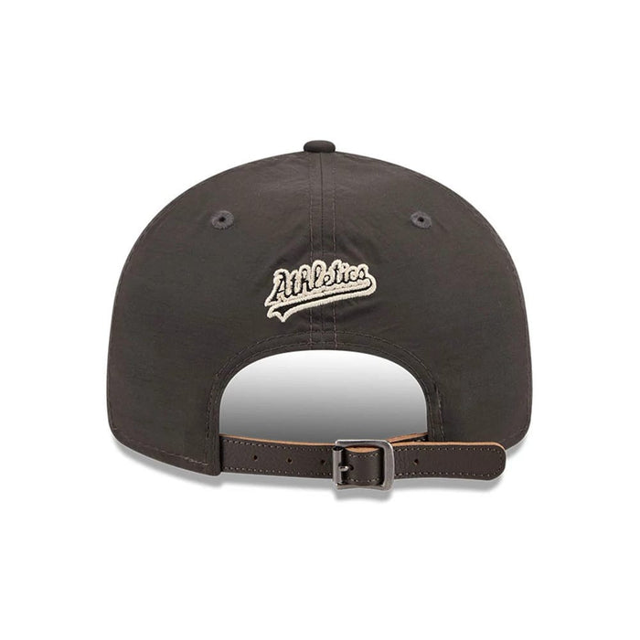 Pictured is this MLB Nylon Athletics Retro Crown 9FIFTY cap in black. 2