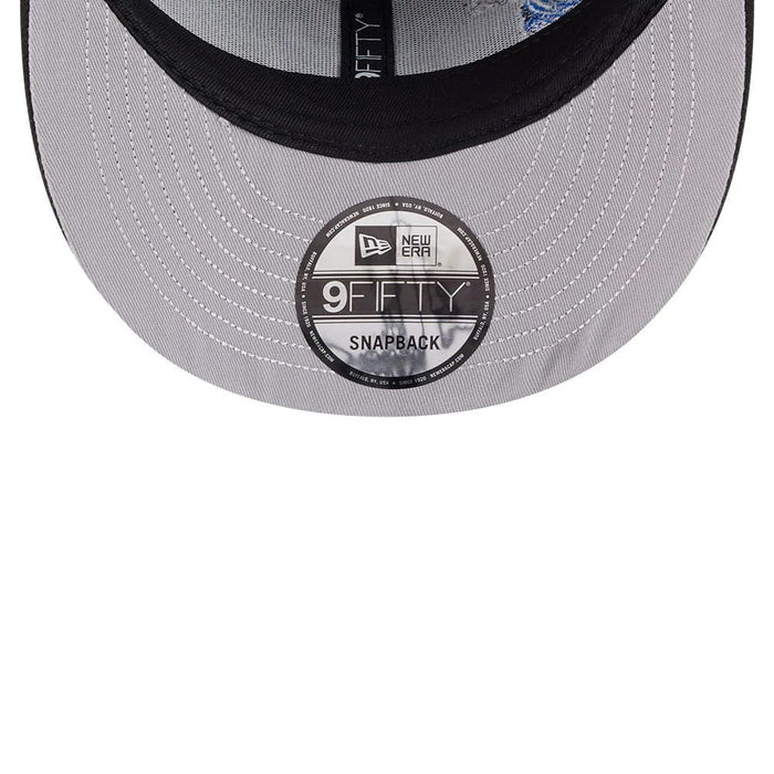 Pictured is this MLB Vissurf Atlanta Braves 9FIFTY Snapback cap in black. 2