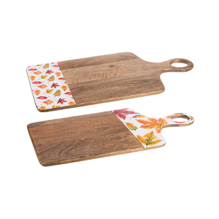 Autumn Leaves Boards with Handles
