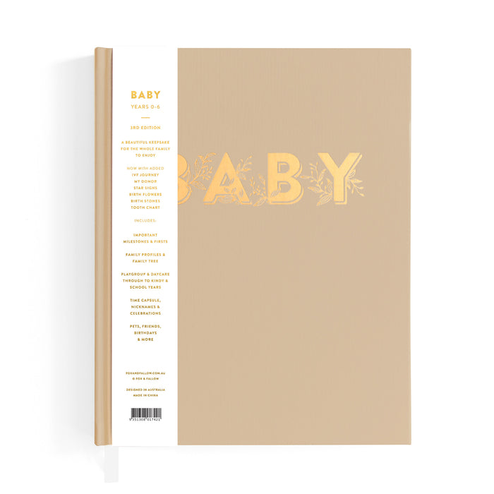 Baby Book Biscuit Boxed - 3rd Edition
