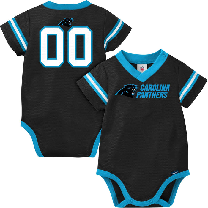 Baby Boys Panthers Short Sleeve Jersey Bodysuit NFL NFL