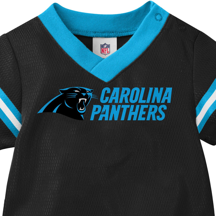 Baby Boys Panthers Short Sleeve Jersey Bodysuit NFL NFL