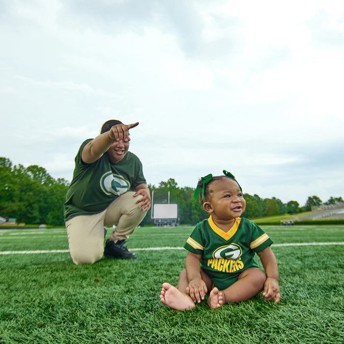 Baby Boys Green Bay Packers Jersey Bodysuit NFL NFL