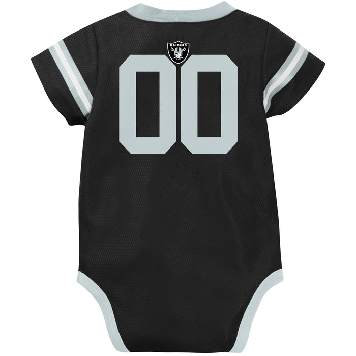 Baby Boys Las Vegas Raiders Jersey Short Sleeve Bodysuit NFL NFL