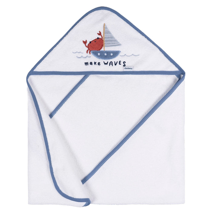 Baby Boys Little Lighthouse Hooded Towel Bath Gerber®