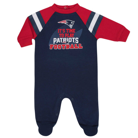 Baby Boys New England Patriots Sleep N Play-Gerber Childrenswear
