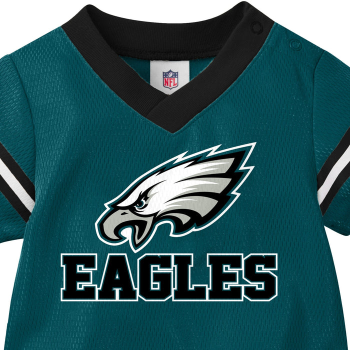 Baby Boys Eagles Short Sleeve Jersey Bodysuit NFL NFL