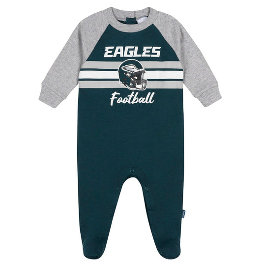 Baby Boys Philidelphia Eagles Footed Pajamas Sleepwear NFL