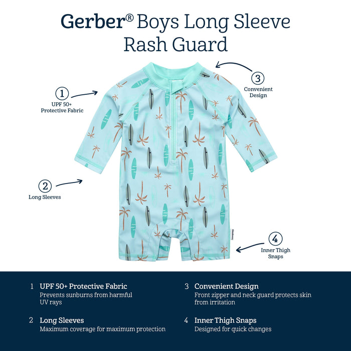 Baby Boys Surfboard Rashguard