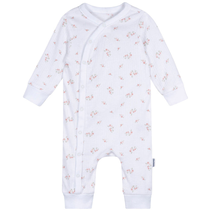 Baby Girls Floral Footless Pajamas Sleepwear Gerber®