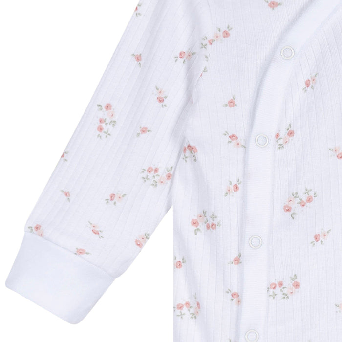 Baby Girls Floral Footless Pajamas Sleepwear Gerber®