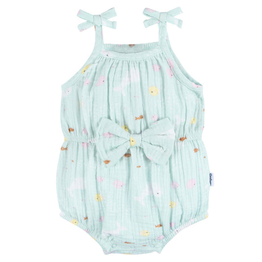 Baby Girls Ocean Romper