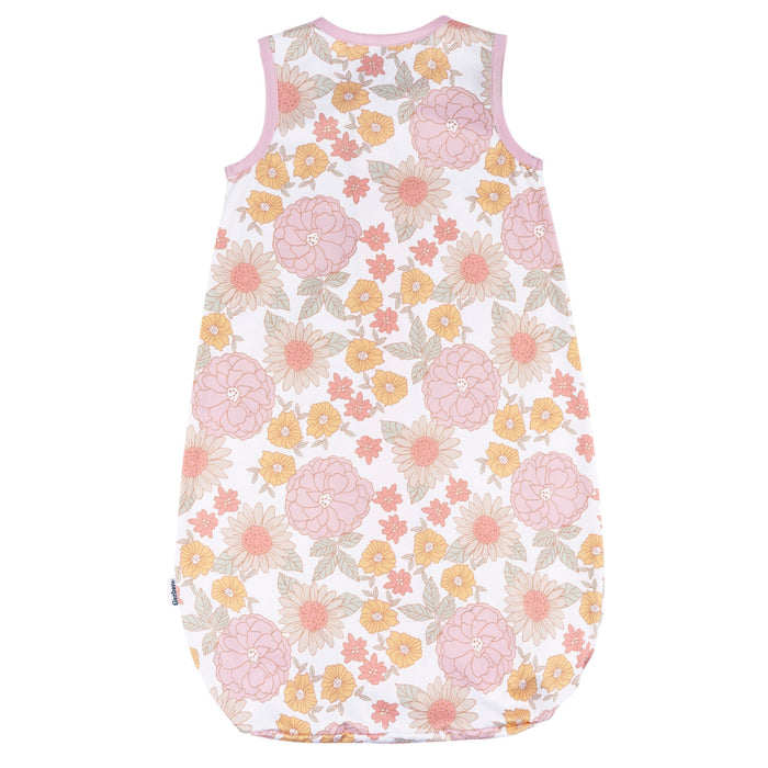 Baby Girls Retro Floral Sleepbag Wearable Blanket