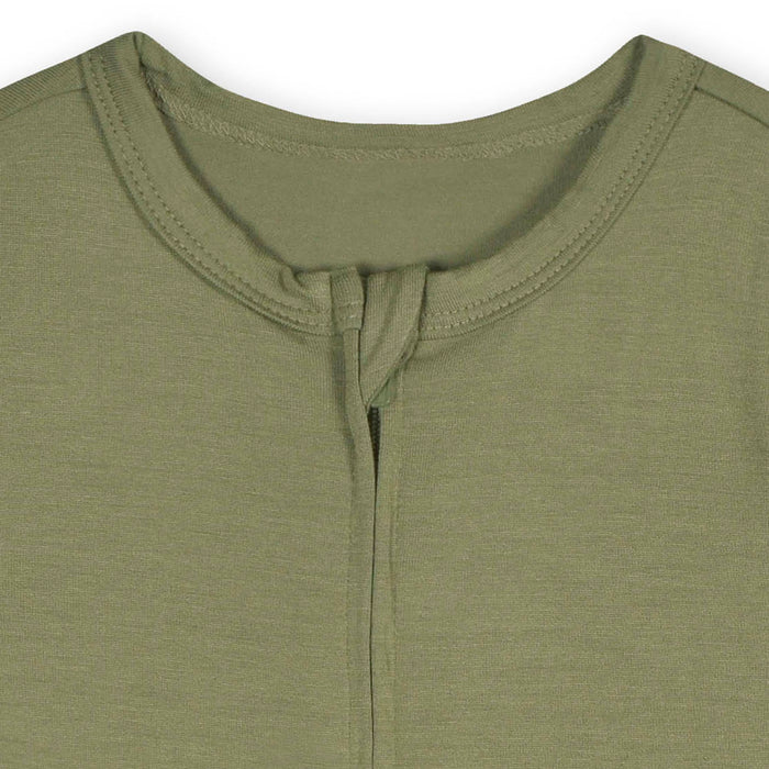 Baby Olive Buttery-Soft Viscose Made from Eucalyptus Snug Fit Romper
