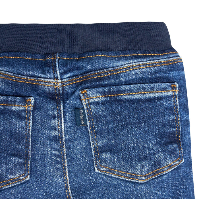Baby Neutral Blue Rib Waist Skinny Jeans