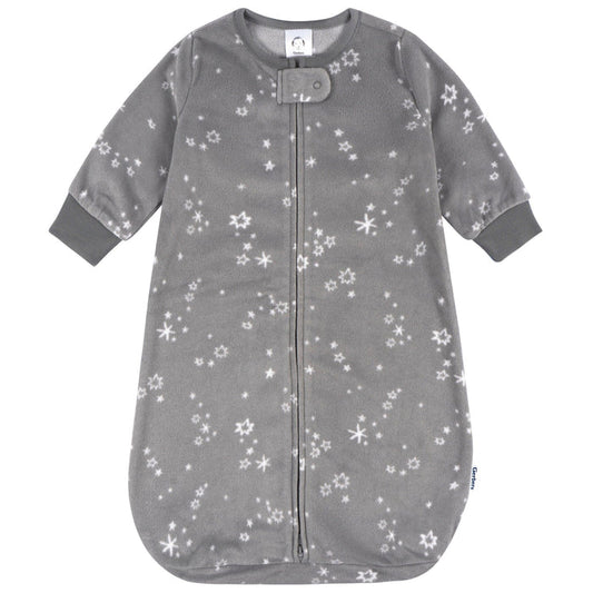 Baby Boys Grey Stars Wearable Blanket