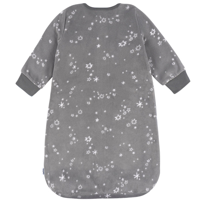 Baby Boys Grey Stars Wearable Blanket