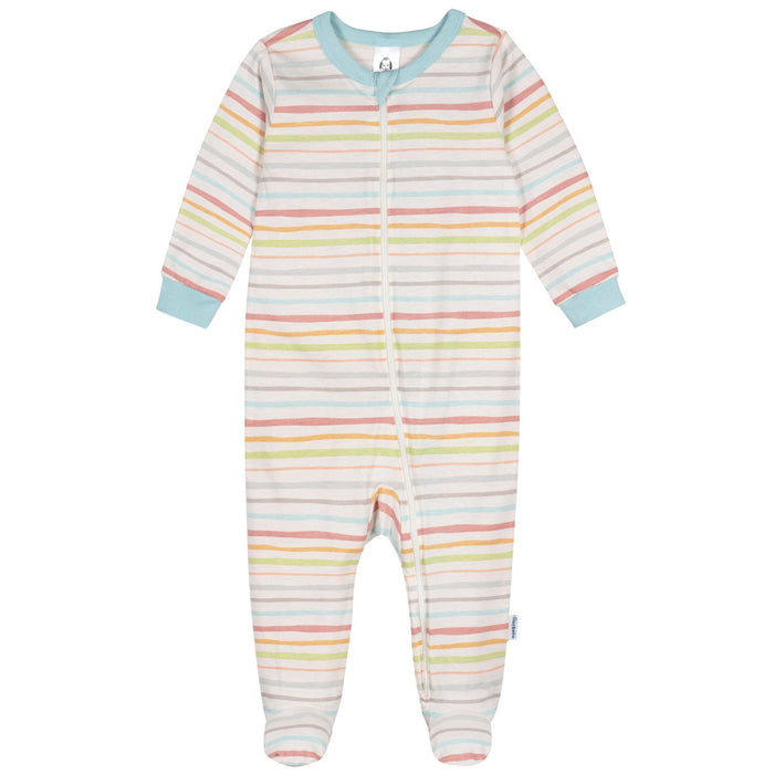 Baby Neutral Multi-Color Stripes Sleep 'N Play Sleepwear Gerber®