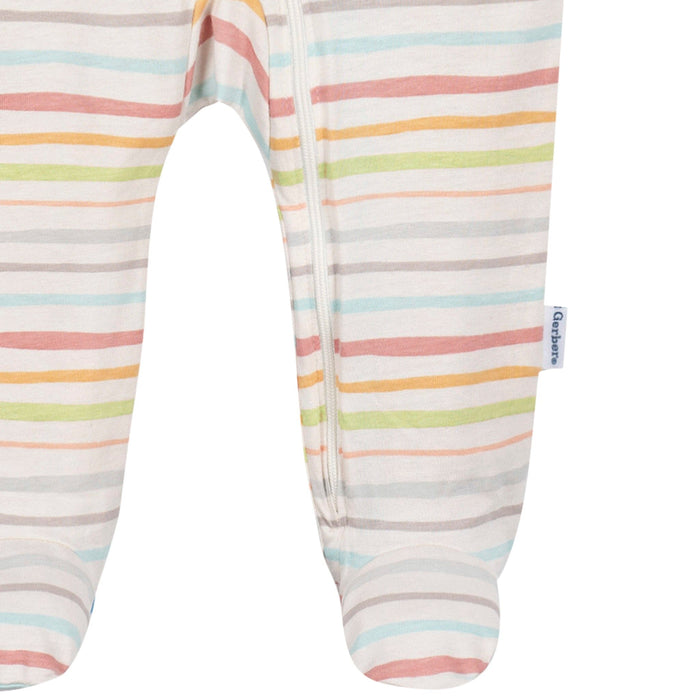Baby Neutral Multi-Color Stripes Sleep 'N Play Sleepwear Gerber®