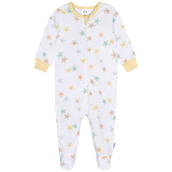 Baby Neutral Starry Smiles Sleep 'N Play Sleepwear Gerber®