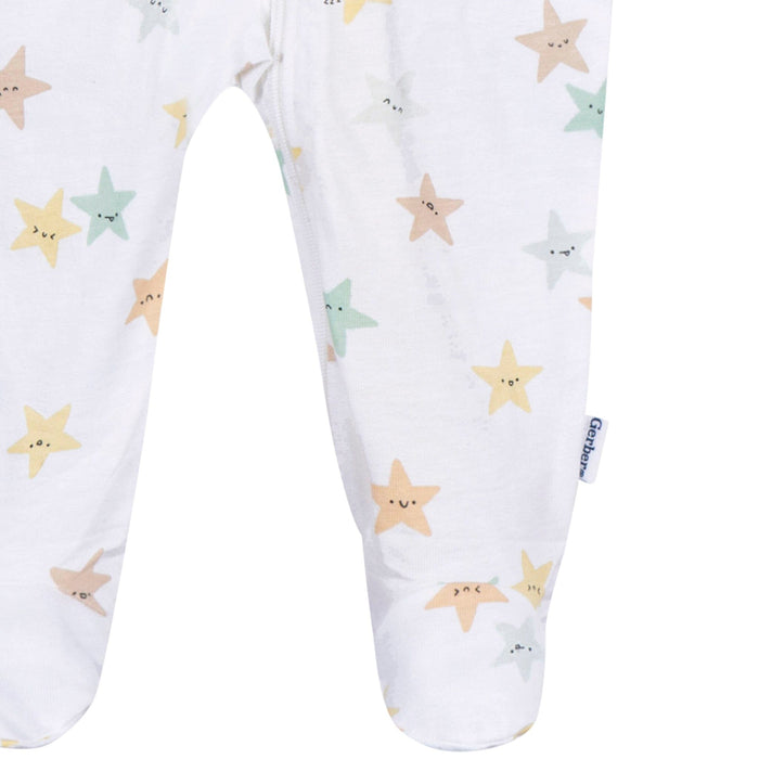 Baby Neutral Starry Smiles Sleep 'N Play Sleepwear Gerber®