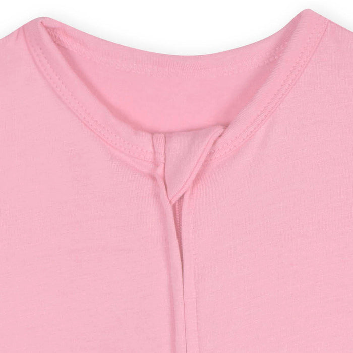 Baby Pink Lemonade Buttery-Soft Viscose Made from Eucalyptus Snug Fit Romper