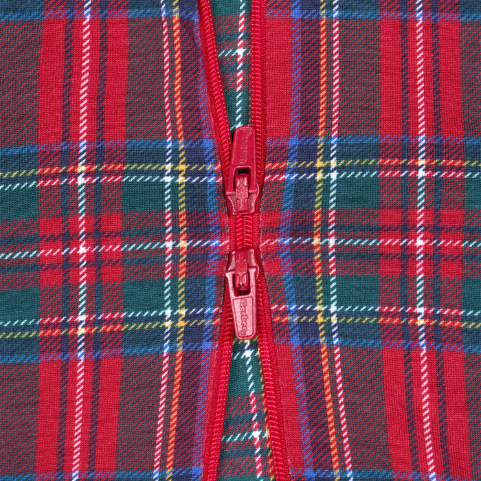 Baby Plaid About You Buttery Soft Viscose Made from Eucalyptus Snug Fit Footed Holiday Pajamas