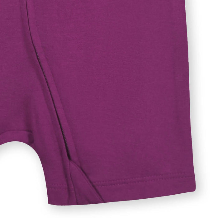 Baby Wine Buttery-Soft Viscose Made from Eucalyptus Snug Fit Romper