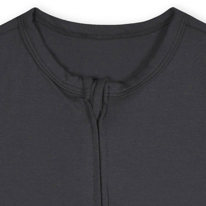 Baby Charcoal Buttery-Soft Viscose Made from Eucalyptus Snug Fit Romper