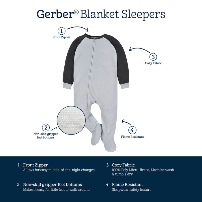 Baby & Toddler Boys Fox Blanket Sleepers