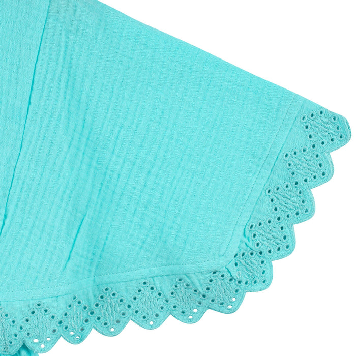 Baby & Toddler Girls Aqua Woven Kaftan Coverup