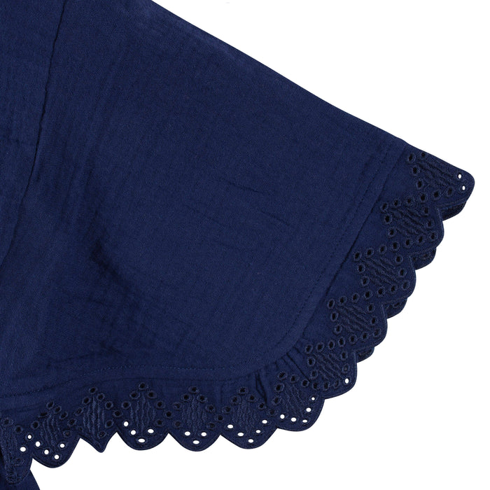 Baby & Toddler Girls Navy Woven Kaftan Coverup