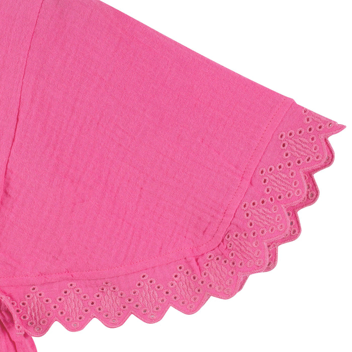 Baby & Toddler Girls Pink Woven Kaftan Coverup